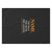 Personalisiert den Mann, den Mythos, die Legende Tischdecke (Vorderseite (Horizontal))