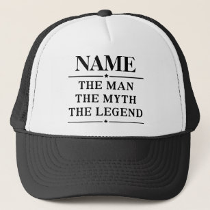 Personalisiert den Mann, den Mythos, die Legende Truckerkappe