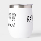 Personalisiert Dental Assistant Leopard Druckkabin (Links)