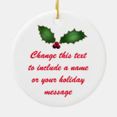 PERSONALISIERT Denver CO Keramik Ornament (Hinten)