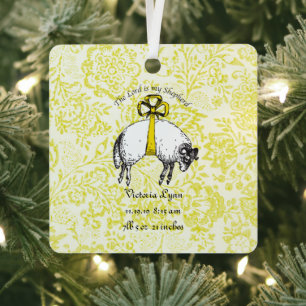 Personalisiert Der HERR ist mein Hirte Psalm 23 Ornament Aus Metall