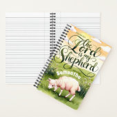 Personalisiert Der Herr ist mein Hirtenblatt Notizblock (Innen)