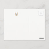 Personalisiert Derby danke Ihnen Postcard Baby Dus Postkarte (Rückseite)