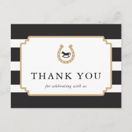 Personalisiert Derby danke Ihnen Postcard Baby Dus Postkarte