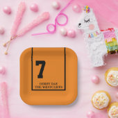 Personalisiert Derby Party Pferd 7 Orange Pappteller (Party)