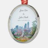Personalisiert Des Moines Skyline Ornament (Links)
