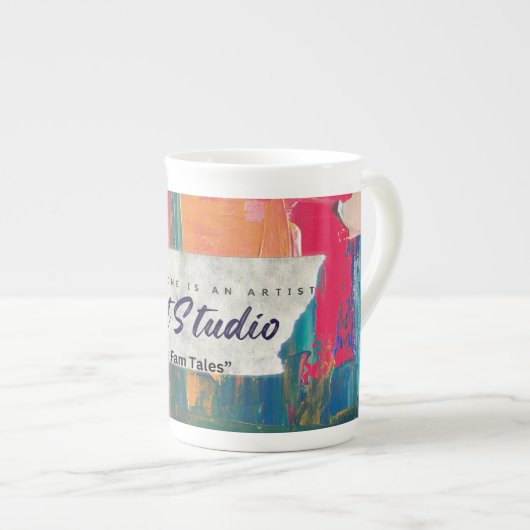 Personalisiert Design Arts Studio Spezielle Tasse (Vorderseite Rechts)