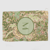 Personalisiert Design William Morris Pattern Golfhandtuch (Horizontal)