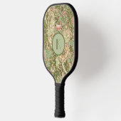 Personalisiert Design William Morris Pattern Pickleball Schläger (Links)
