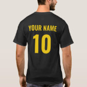 Personalisiert-Deutschland-Nationalteam Jersey T-Shirt (Rückseite)