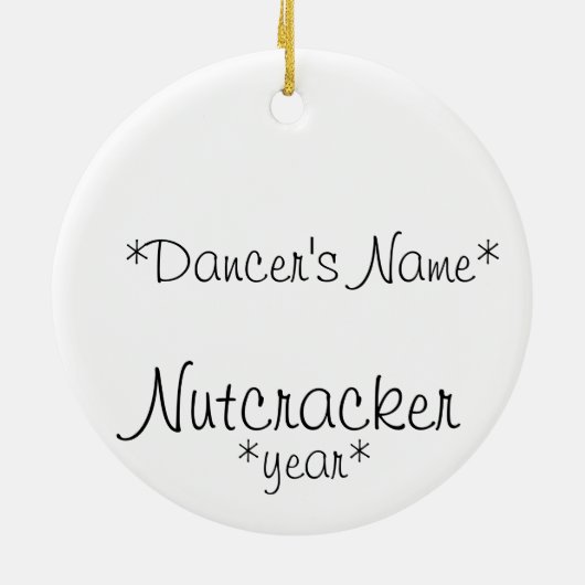 Personalisiert Dew Drop Fairy Keepake Nutcracker Keramik Ornament (Hinten)