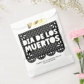 Personalisiert Dia de los Muertos Black Picado Pap Geschenktütchen (Versiegelt)