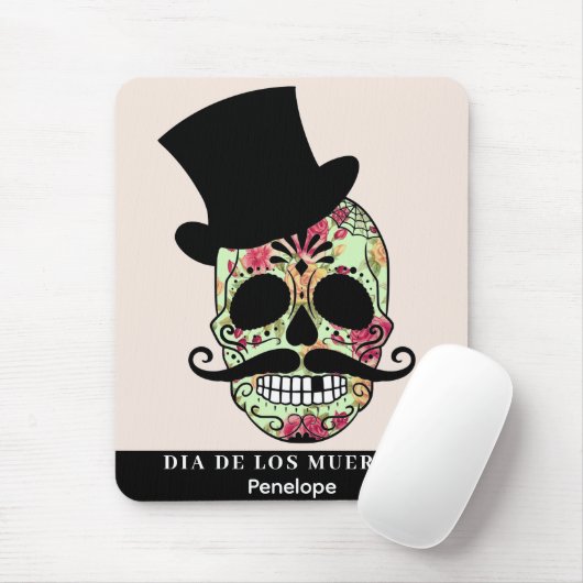 Personalisiert DIA DE LOS MUERTOS Mousepad (Mit Mouse)