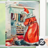 Personalisiert Die Nacht vor Weihnachten 2021 Fensteraufkleber (Zuhause)