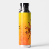 Personalisiert die sonnendurchfluteten Pilzrosen Trinkflasche (Rechts)