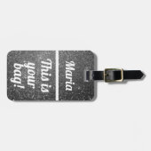 Personalisiert Dies ist Ihre Tasche | Funny Luggag Gepäckanhänger (Vorderseite horizontal)