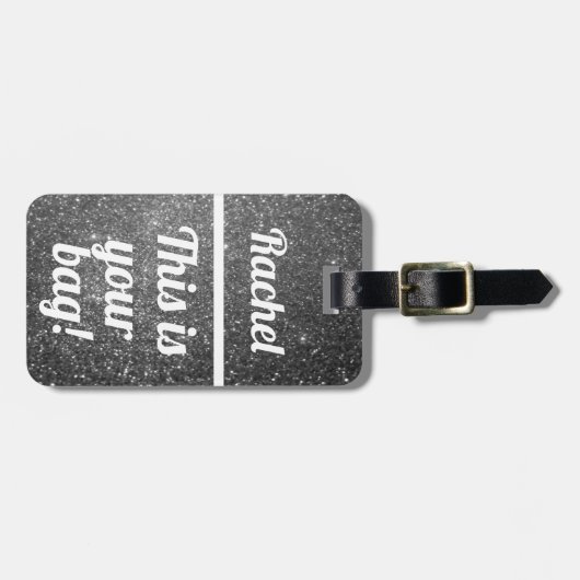 Personalisiert Dies ist Ihre Tasche | Funny Luggag Gepäckanhänger (Vorderseite horizontal)