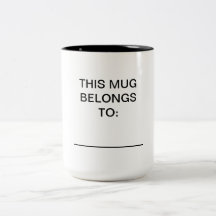 Personalisiert - Diese Tasse gehört