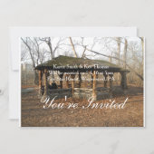 Personalisiert diese wunderschöne rustikale Einlad Einladung (Vorderseite)