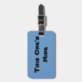 Personalisiert dieser irgendjemandes gepäckanhänger (Vorderseite vertikal)