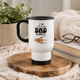 Personalisiert Dieser Tolle Papa Gehört Zu Benut Reisebecher