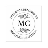 Personalisiert Dieses Buch gehört Bücherliebhabern Permastempel (Design)