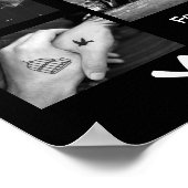 Personalisiert dieses "Liebe You" Couple's Foto Po Poster (Ecke)