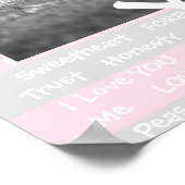 Personalisiert dieses "Liebe You"-Poster Poster (Ecke)