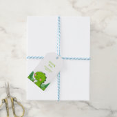 Personalisiert Dinosaur Geburtstagsparty Geschenkanhänger (Mit Garn)
