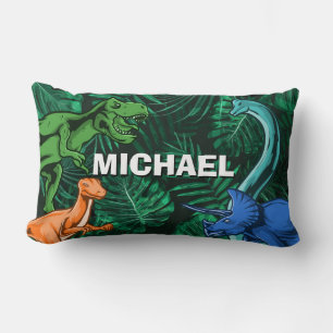 Personalisiert Dinosaur Kinder Dino Jurassic Trex Lendenkissen