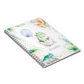 Personalisiert Dinosaur Spiral Foto Notebook Notizblock (Rechte Seite)