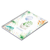 Personalisiert Dinosaur Spiral Foto Notebook Notizblock (Linke Seite)