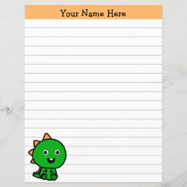 Personalisiert Dinosaur-Stationery