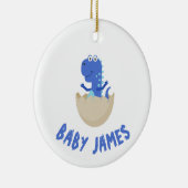 Personalisiert Dinosaurier Keramik Ornament (Rechts)