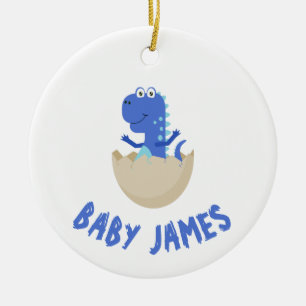 Personalisiert Dinosaurier Keramik Ornament