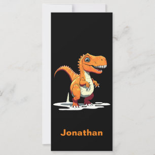 Personalisiert Dinosaurier Rex Lesezeichen