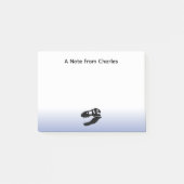 Personalisiert Dinosaurier Tyrannosaurus rex Post-it Klebezettel (Vorderseite)