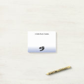 Personalisiert Dinosaurier Tyrannosaurus rex Post-it Klebezettel (Auf Schreibtisch)