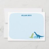 Personalisiert Dinosaurier Vielen Dank Karte (Vorderseite)