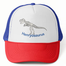 Personalisiert Dinosauriername Trucker Hat