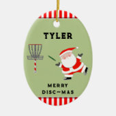 Personalisiert-Disk-Golf-Kollektiv Keramik Ornament (Vorne)
