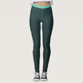 Personalisiert DJ DJ DJane Outfit Leggings (Vorderseite)