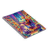 Personalisiert Dog Book Lovers Notebook Journal Notizblock (Rechte Seite)