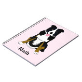 Personalisiert Dog-Muster-Notebook Notizblock (Linke Seite)
