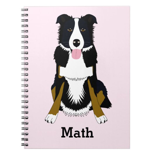 Personalisiert Dog-Muster-Notebook Notizblock (Vorderseite)