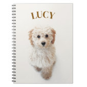 Personalisiert-Dog-Notebook - Benutzerdefiniertes Notizblock (Vorderseite)