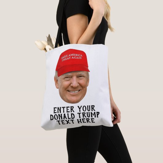 PERSONALISIERT DONALD TRUMP MAGA TASCHE (Von Nahem)