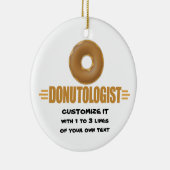 Personalisiert Donut Keramik Ornament (Rechts)