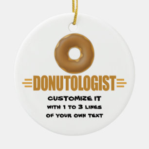 Personalisiert Donut Keramik Ornament