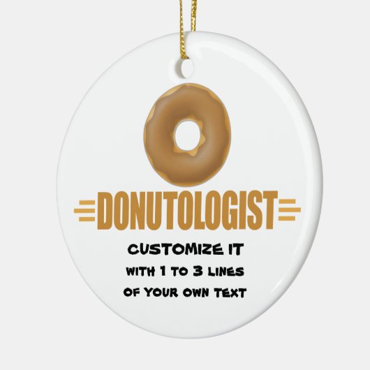 Personalisiert Donut Keramik Ornament (Links)